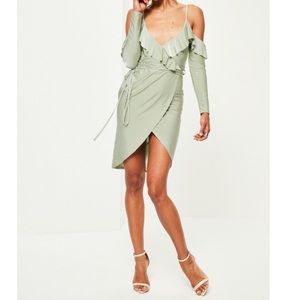 Missguided Sea foam green dress, Size 10